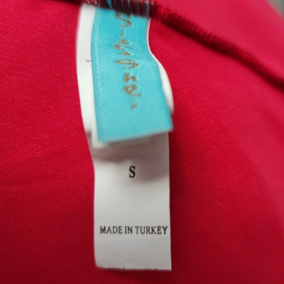 Sista Shei Pink and Red Satin Lingerie Top Size Small - Picture 3 of 5